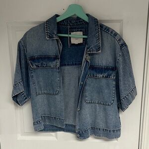 Habitual Denim Short Sleeve Jacket
